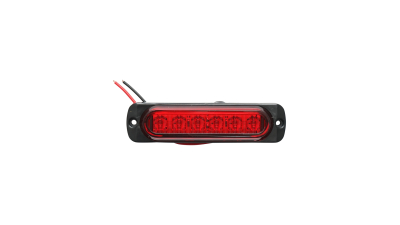 Lampa gabarit laterala LED rosie 110mm 12-24V Breckner Germany