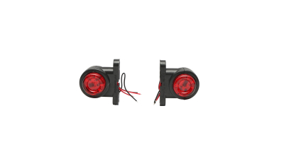 Set lampi gabarit rotativ laterale LED alba-rosu 12-24V FR1102 Breckner Germany