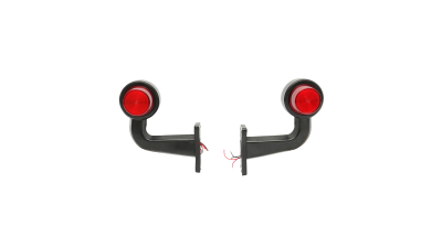 Set lampi laterale gabarit led-neon cu brat 12-24V rosu/alb FR0148R/W Breckner Germany