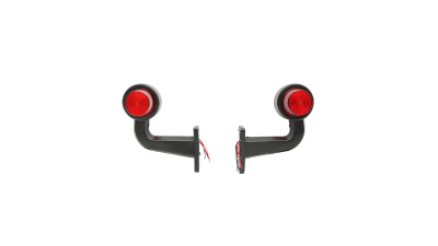 Set lampi laterale gabarit led-neon cu brat 12-24V rosu/galben FR0148R/Y Breckner Germany