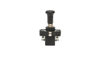 Intrerupator scurt on-off 12V/5A pull switch cu piulita prindere din plastic Breckner Germany