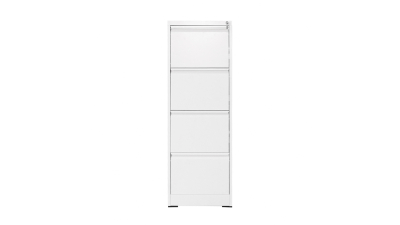 Dulap metalic fiset 1340x460x620mm cu 4 sertare securizate, gri Breckner Germany