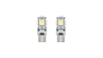 Set 2 becuri LED SMD 12V T10 0,16A lumina rece Breckner Germany