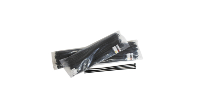 Colier plastic negru 290x4,8 set 100 buc