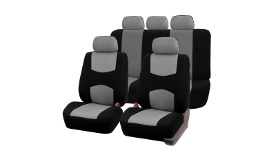 Set huse scaune universale negru si gri
