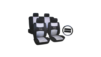 Set huse scaune universale negru gri Breckner Germany
