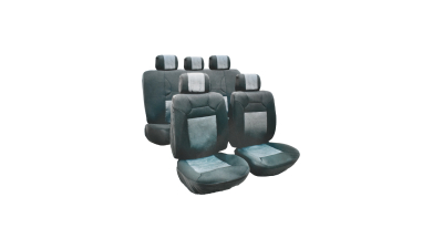 Set huse scaune universale gri negru BK87905
