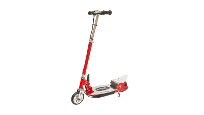 Trotineta electrica rosie 140W 24V 4.5ah pentru copii, greutate maxima 75Kg, viteza maxima 13km/h Breckner Germany