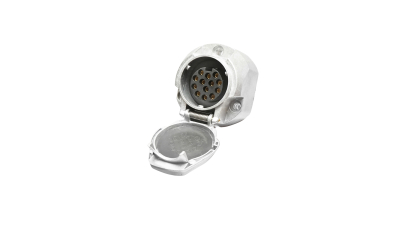 Priza remorca din aluminiu cu 13 pini 12V Breckner Germany