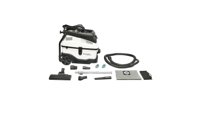 Aspirator profesional industrial volum 30L 220V 1600W uscat/umed, corp din plastic PP Breckner Germany