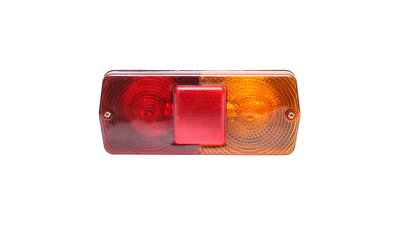 Lampa stop spate cu catadioptru rosu-galben 12 V