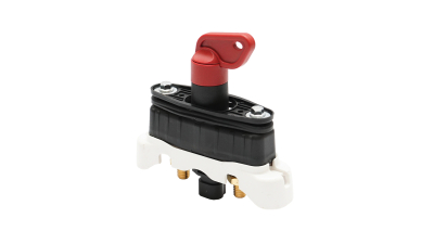Contact general 12/24V, conector M10, mufa cu 2 pini in linie pentru Renault, Volvo Breckner Germany