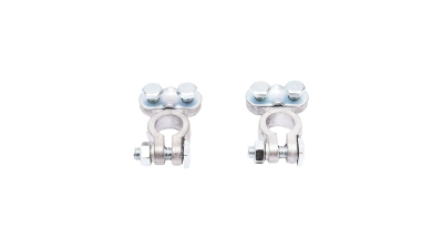 Set borne baterie de plumb cu strangere pe surub