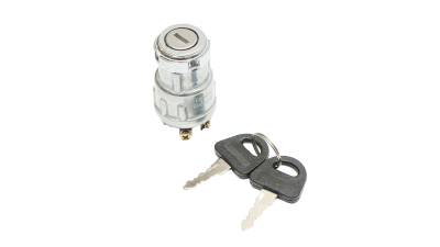 Contact pornire universal cu cheie, 12V, 4 pini, fi 34mm, filet de prindere fi 23,5mm Breckner Germany