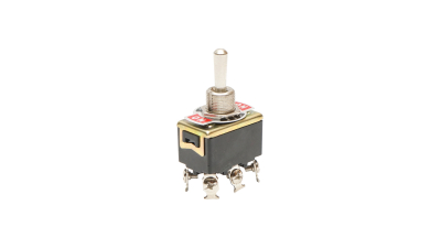 Intrerupator/comutator universal 12V/6-10A cu 4 pini, 34x20mm, filet de prindere fi 12mm Breckner Germany