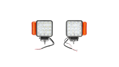 Set lampi LED, tip far cu semnalizare dreapta si stanga, 16 LED-uri, 12-24V, 139x128x57 mm, Breckner Germany