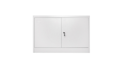 Dulap metalic fiset 900x600x400mm cu 2 usi securizate, 1 polita, gri Breckner Germany
