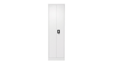 Dulap metalic fiset 1700x500x400mm cu 2 usi securizate, pentru produse curatenie, gri Breckner Germany