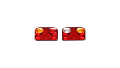 Set lampi spate cu 7 functii cablu 300mm, 12V, becuri 21W/5W, dimensiune 235x130x55mm Breckner Germany