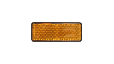 Reflectorizant dreptunghiular cu adeziv 90x32mm galben lateral Breckner Germany