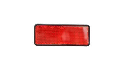 Reflectorizant dreptunghiular cu adeziv 90x32mm rosu spate Breckner Germany