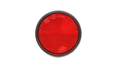 Reflectorizant rotund 60mm rosu spate Breckner Germany