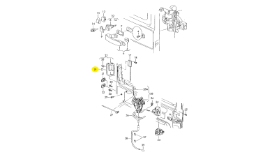 Blocare Usa Vw 7E08436139B9
