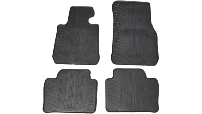 Set covorase auto din cauciuc BMW Seria 3 (F30/F31) 2012-02.2019 Manual/ Automat, Negru, Gledring, 4 buc.