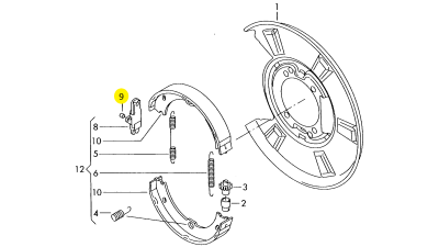 Bolt Vw 2D0609581