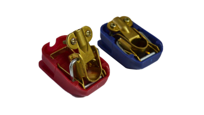 Set 2 borne baterie auto BestAutoVest 500A plus si minus cu sistem de decuplare rapida