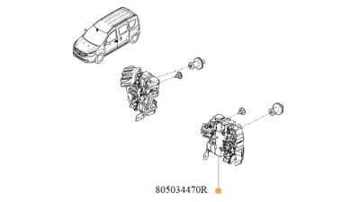 Broasca Usa Fata Stanga Dacia Lodgy, Dokker, Van Renault 805034470r
