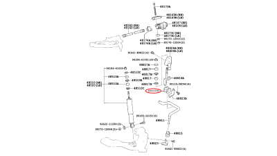 Bucsa Bara Stangaabilizatoare Toyota 4881525060