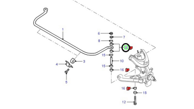 Bucsa Cauciuc Bieleta Antiruliu Ford Ranger; Mazda Bt-50 2.5d/3.0d 10.99-12.15