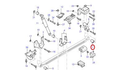 Bucsa Punte Spate Ford Transit 2.0d/2.3/2.4d 01.00-05.06