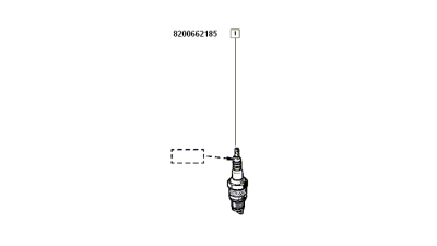 Bujie Scanteie Motor 1.2 16v Renault 224018760r Dacia Logan 2004-2012; Logan 2 , Logan Mcv 2 Sandero 1; Sandero Ii