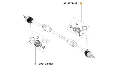 Burduf Planetara Spre Roata Stanga, Dreapta Ford Galaxy, Transit; Opel Movano B; Renault Master Iii; Seat Alhambra; Vw Sharan 1.8-2.8 03.95-