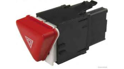 Comutator lumini avarie Vw Golf 5 (1K) 2003-2009, Golf 5 Plus (5M) 2005-2009,  Jetta/Golf Combi 2005-2010, releu semnalizare Buton avarie 1K0953509A, GOLF V (1K), 10.03-05.09 , GOLF V PLUS (5M), 01.05-01.09 , JETTA/GOLF KOMBI (1K5/1KM), 09.05-09.10