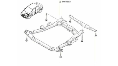 Cadru Motor , Jug Dacia Logan 2004-2013; Sandero 2008-2013;