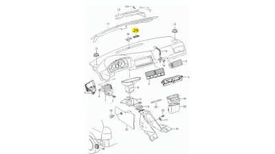Capac Bord Vw 1J0857474B1QA