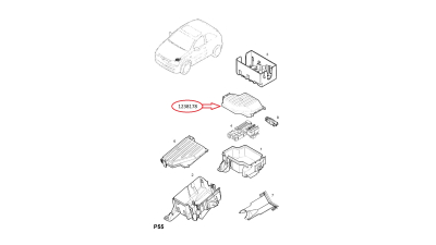 Capac Carcasa Sigurante Opel 1238178