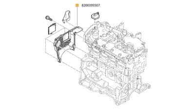 Capac Carter Distributie Inferior Dacia Duster 1.6 16v 2010-2018