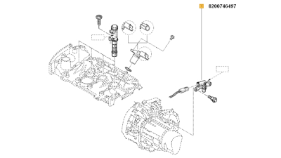 Senzor Impulsuri Arbore Cotit Dacia Duster, Logan, Logan Ii, Logan Mcv, Sandero; Renault Fluence, Kangoo, Kangoo Express, Logan I, Megane Iii 1.6-1.6lpg 06.05-