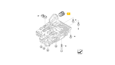 Carcasa Stecher Unitate Comanda Cutie Viteze Automata Bmw E81, E82, E87, E88, E90, E91, E92, E93, E60, E61, E63, E64, E65, E66, X1, X3, X5, X6, Kit De Repara?Ie Mecanism Schimbator De Viteze