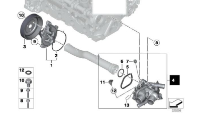 Carcasa Termostat Cu Termostat Citroen C4, Ds3; Mini (R55, R56); Peugeot 207, 308, 3008, 5008, Rcz 1.4/1.6 02.06-