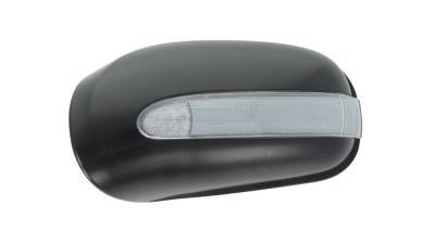 Carcasa oglinda exterioara Mercedes Clasa S (W220) 10.1998-2002, Mercedes Clasa CL (C215) 09.1999-12.2005, Stanga, carcasa neagra, View Max, 2208100164; 22081001649744; 22081009649999 502554PM cu semnalizator