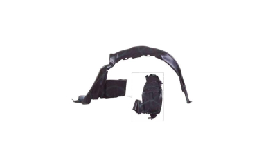 Carenaj roata Citroen C1 (Pm/Pn), 09.2005-05.2012, Peugeot 107 (P), 09.2005-05.2012, partea Dreapta, Fata, 7136W4, 2301FP1T