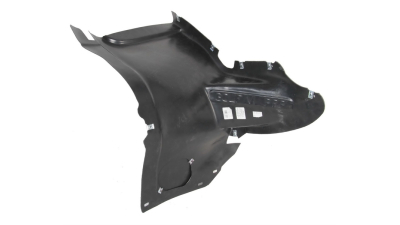 Carenaj roata VW Golf 5 (1K) 2006-05.2009, Golf 5 PLUS (5M) 01.2005-01.2009, Golf 6 (1L), 10.2008-2013, Golf 6 PLUS 01.2009-2013, partea Dreapta, punte fata partea din Fata, polipropilena, 1K0805912A, 9513FP1X