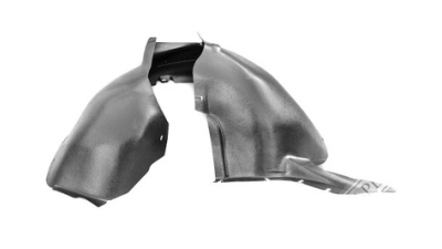 Carenaj roata VW Caddy 3/Life (2K), 03.2004-2018, Touran (1T) 02.2003-12.2006, partea Stanga, Fata, 1T0805911M, 9575FL1Q, polietilena