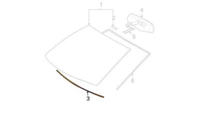 Cheder Parbriz Toyota 5611712300