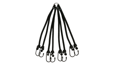 Chinga elastica Carpoint pentru bagaje cu 8 brate , 8mm, 30-55 cm